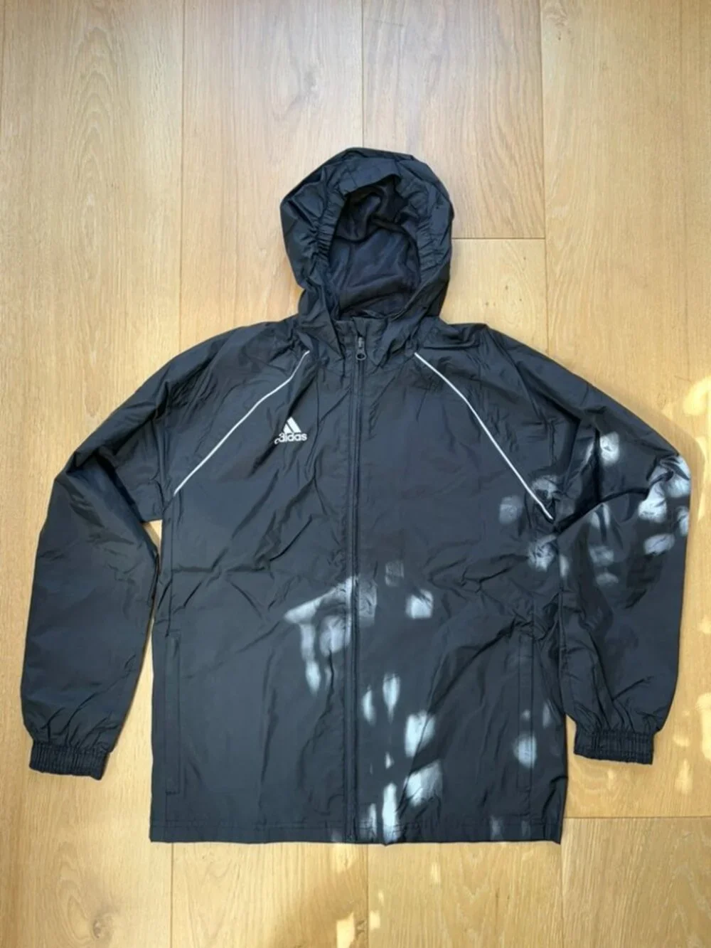 Adidas Boys Rain Jacket / Windbreaker - Size: Youth M - EUC